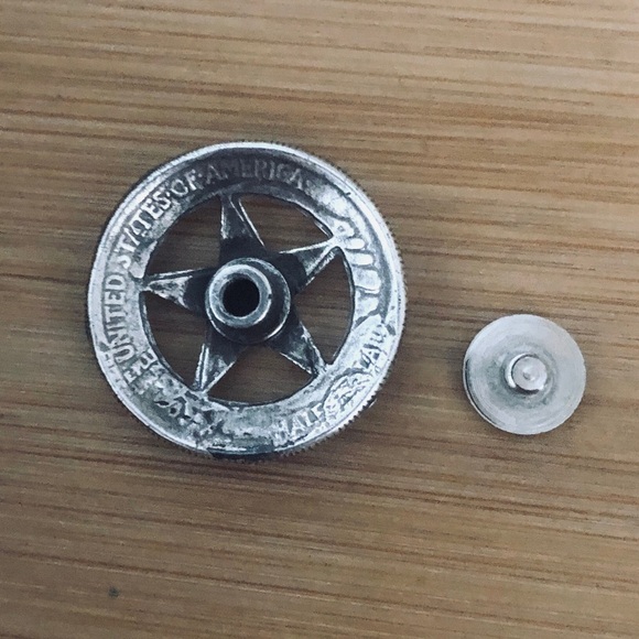 $58 Half Dollar Vintage Unique Estate Texas Star Coin Silver - Picture 4 of 6